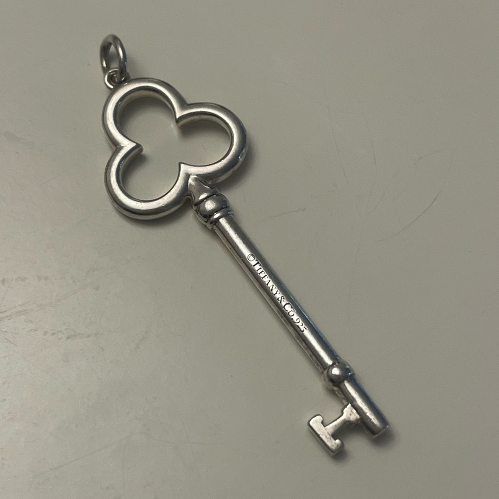 Tiffany & Co. Sterling Silver Key Pendant